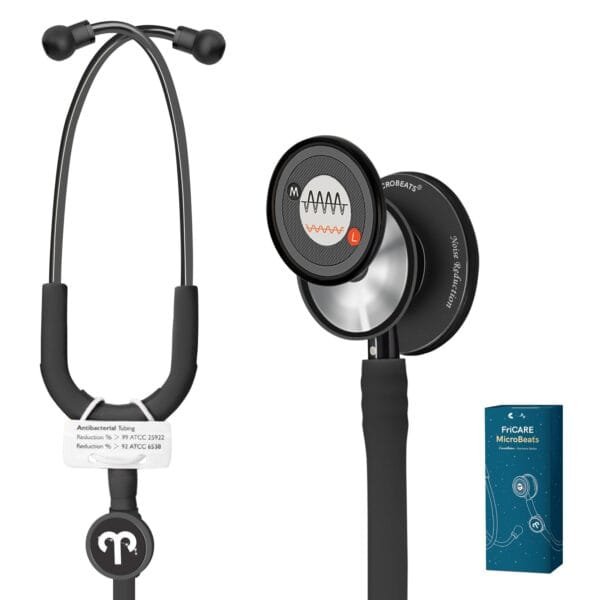 FriCARE Black Stethoscope